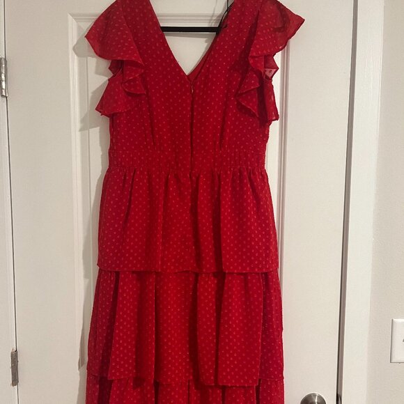 FLASH SALE! 💋 NWOT Fiery Red Dress from Julia Jordan! - Picture 5 of 8